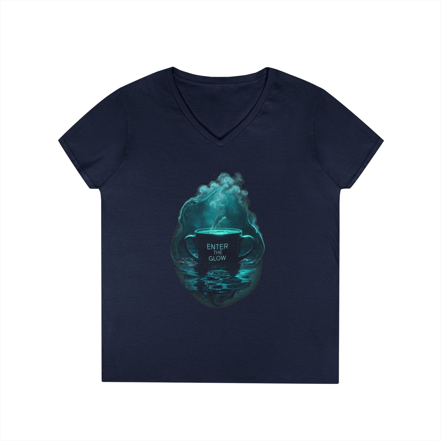 Enter The Glow Women's V-Neck Tee