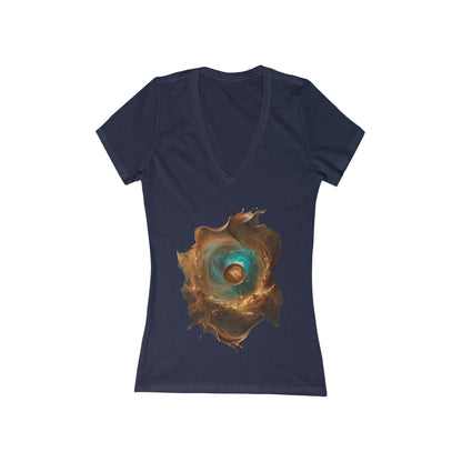 Rise And Glow Women's Deep V-neck Tee