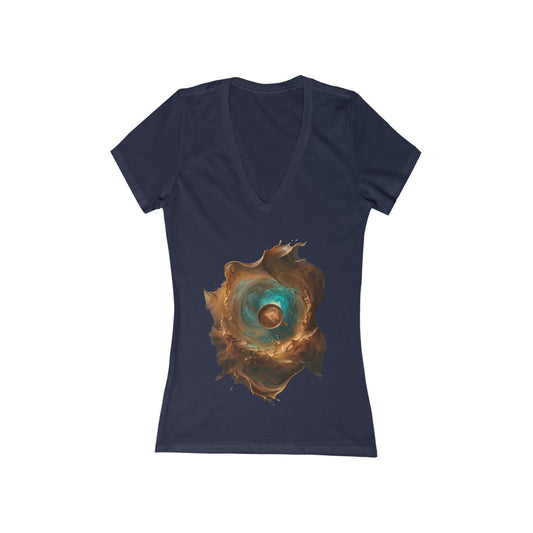 Rise And Glow Women's Deep V-neck Tee