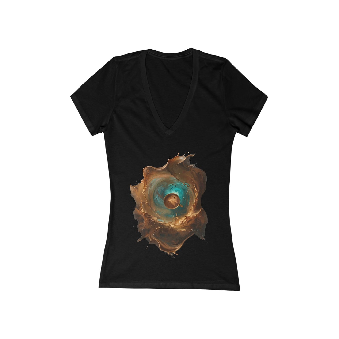 Rise And Glow Women's Deep V-neck Tee