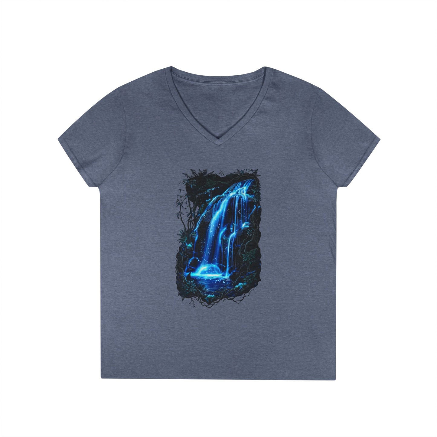 Fluid of Light Women's V-Neck Tee