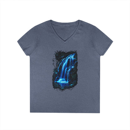 Fluid of Light Women's V-Neck Tee