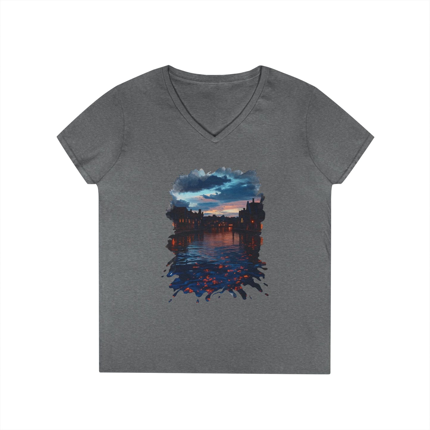 The Lightening Aura Women's V-Neck Tee