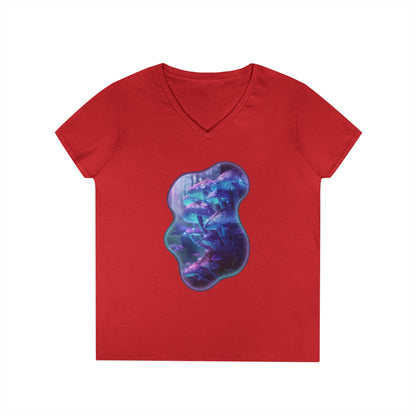 Be The Light of The World Women's V-Neck Tee