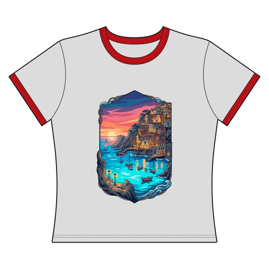 The Shining Bay Women's Ringer Tee
