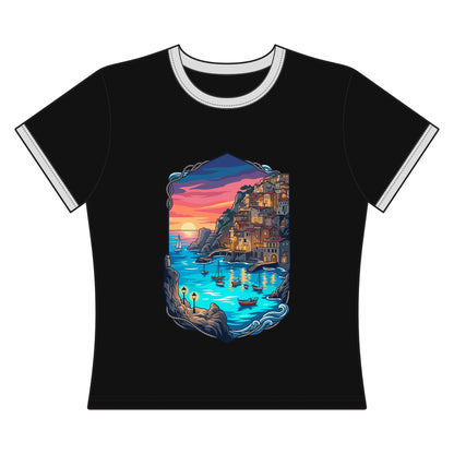The Shining Bay Women's Ringer Tee