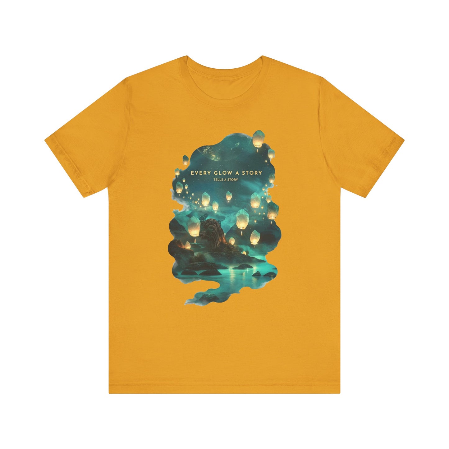 Every Glow a Story Tells a Story Unisex Tee