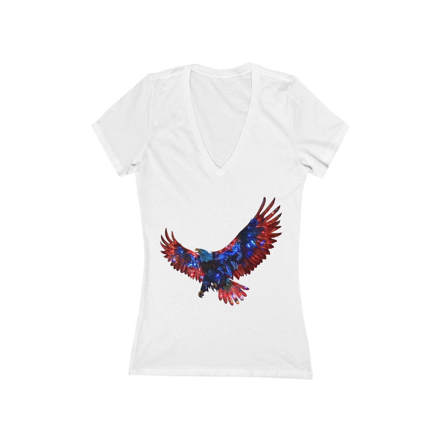 250 Years of Freedom Independence Day Women's Deep V-neck Tee