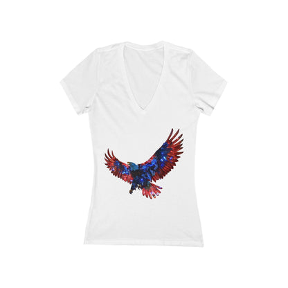 250 Years of Freedom Independence Day Women's Deep V-neck Tee