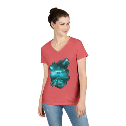 Dream In Light Women's V-Neck Tee