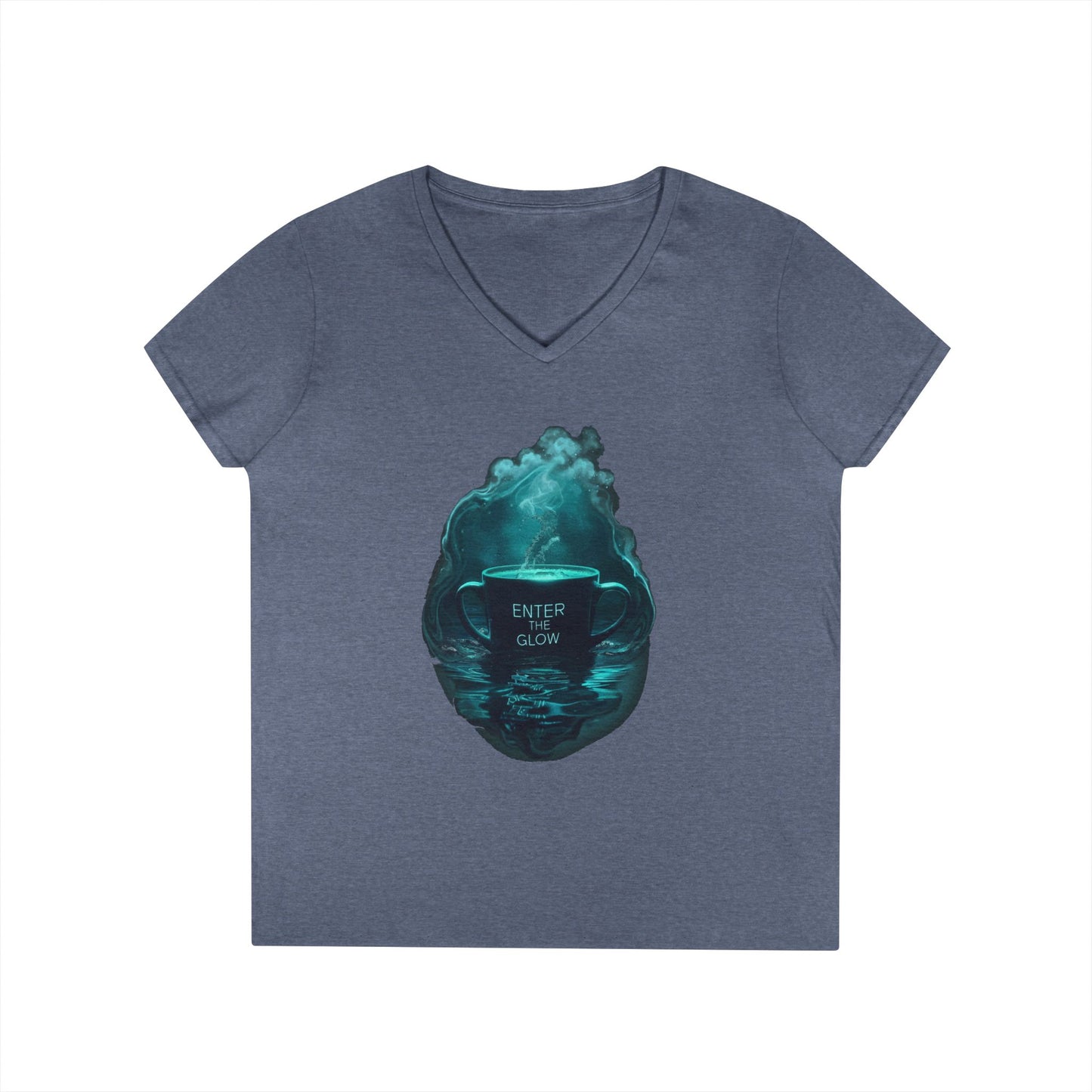 Enter The Glow Women's V-Neck Tee
