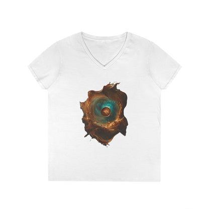 Rise And Glow Women's V-Neck Tee