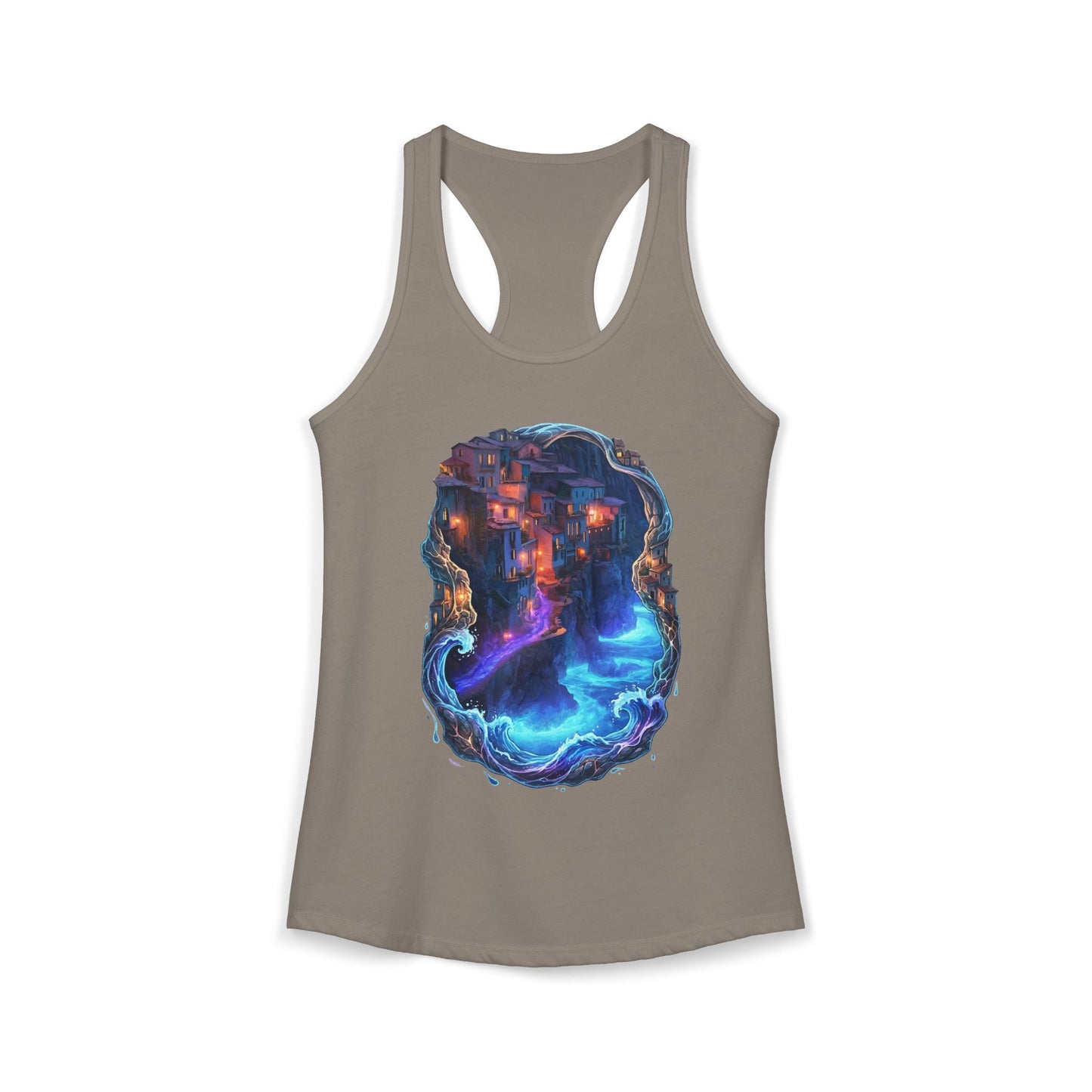 A Glowing Shore Women's Ideal Racerback Tank