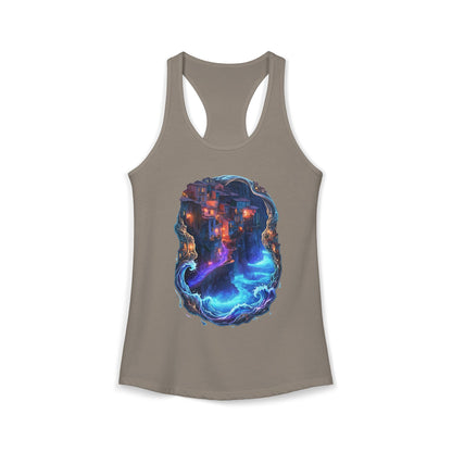 A Glowing Shore Women's Ideal Racerback Tank