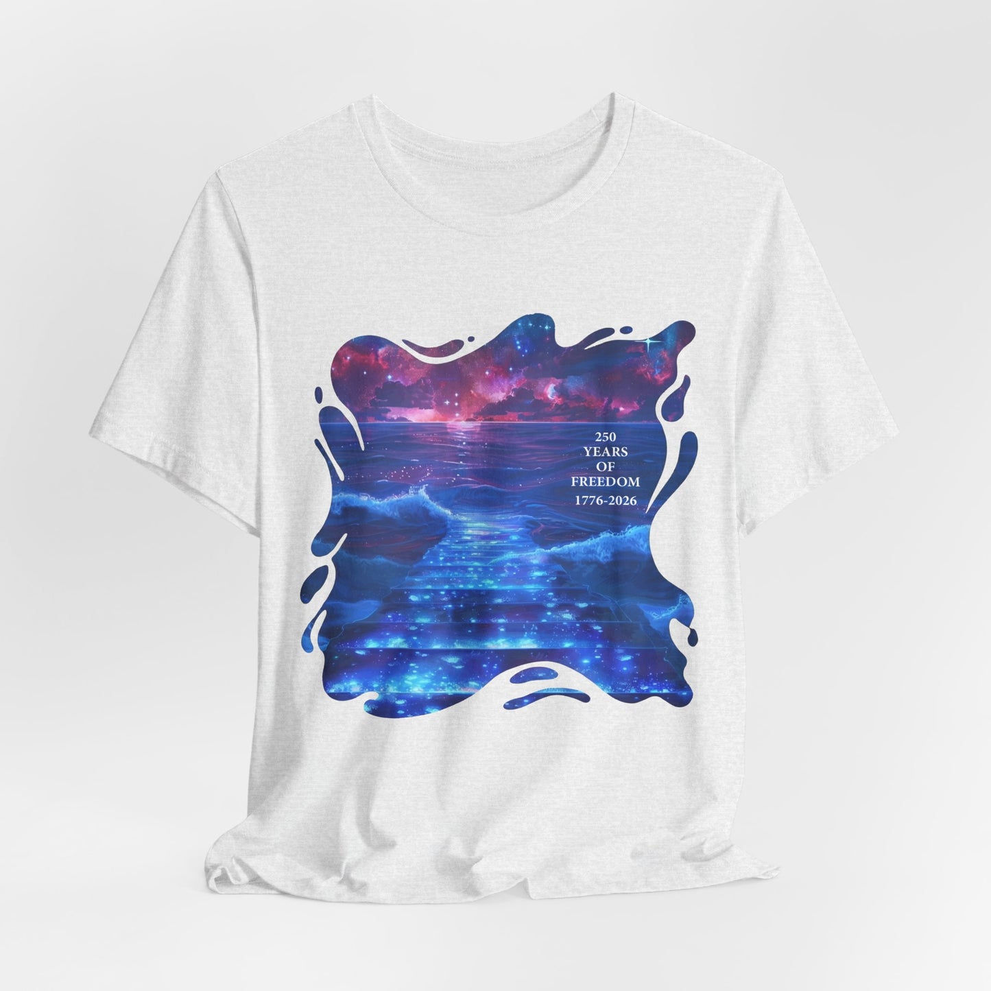 250 Years of Freedom 1776-2026 Independence Day USA Unisex Tee
