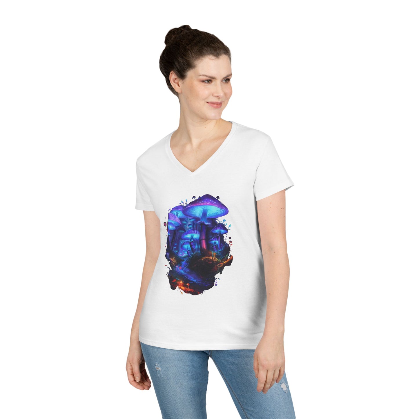 Spread the Light Women's V-Neck Tee