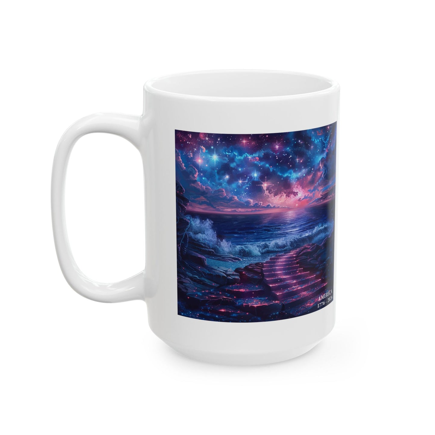 America's Legacy 1776-2026 Independence Day USA Ceramic Mug (11oz/15oz)