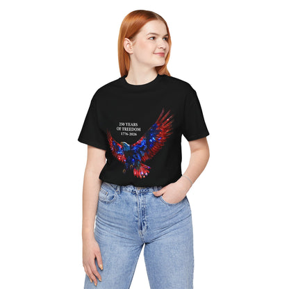 250 Years of Freedom 1776-2026 Independence Day USA Unisex Tee