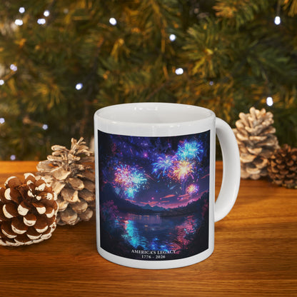 America's Legacy 1776-2026 Independence Day USA Ceramic Mug (11oz/15oz)
