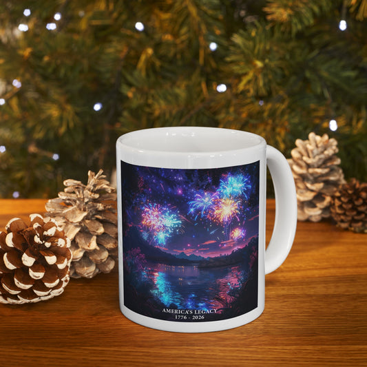 America's Legacy 1776-2026 Independence Day USA Ceramic Mug (11oz/15oz)