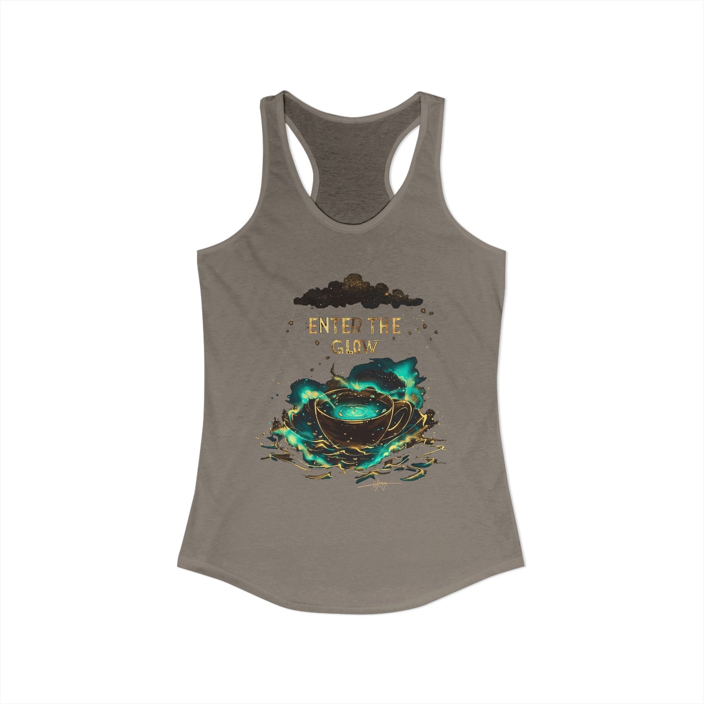 Enter The Glow Women's Ideal Racerback Tank