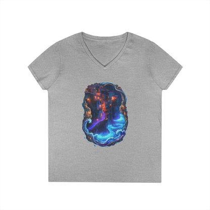 A Glowing Shore Women's V-Neck Tee