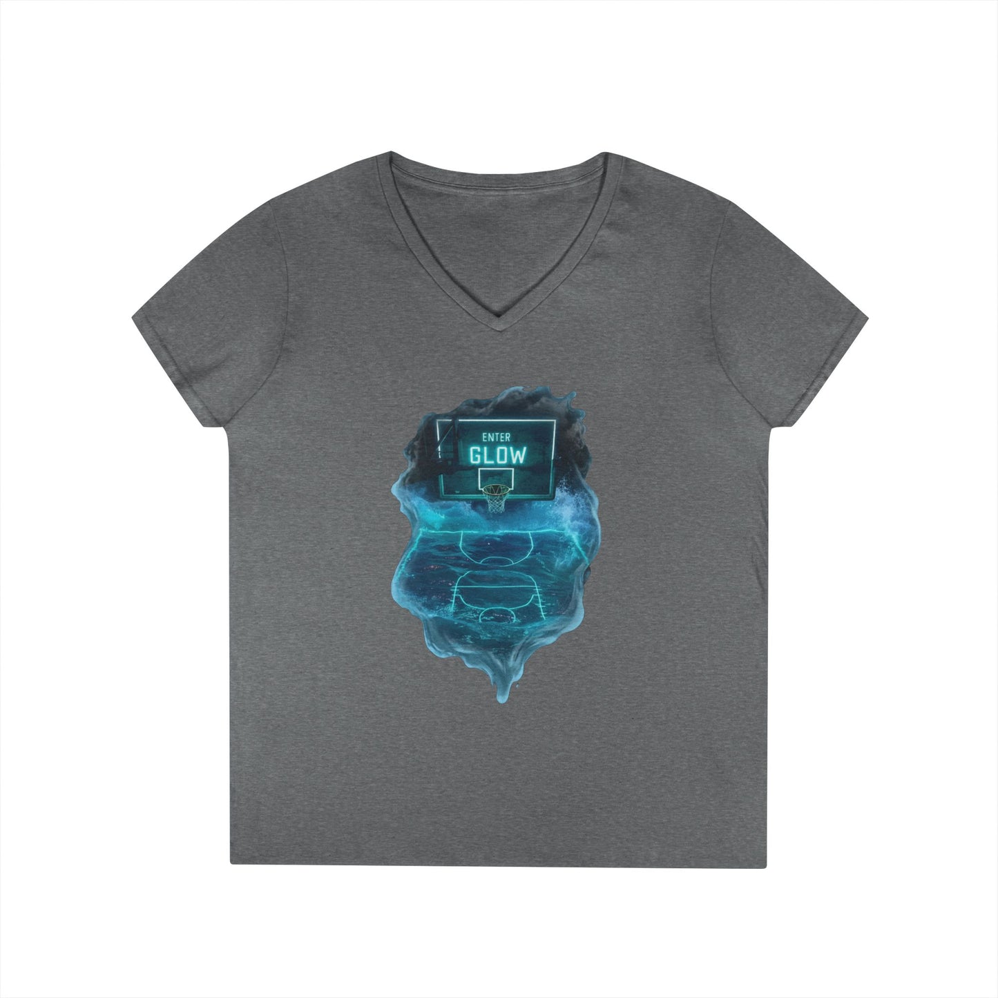 Enter The Glow Women's V-Neck Tee