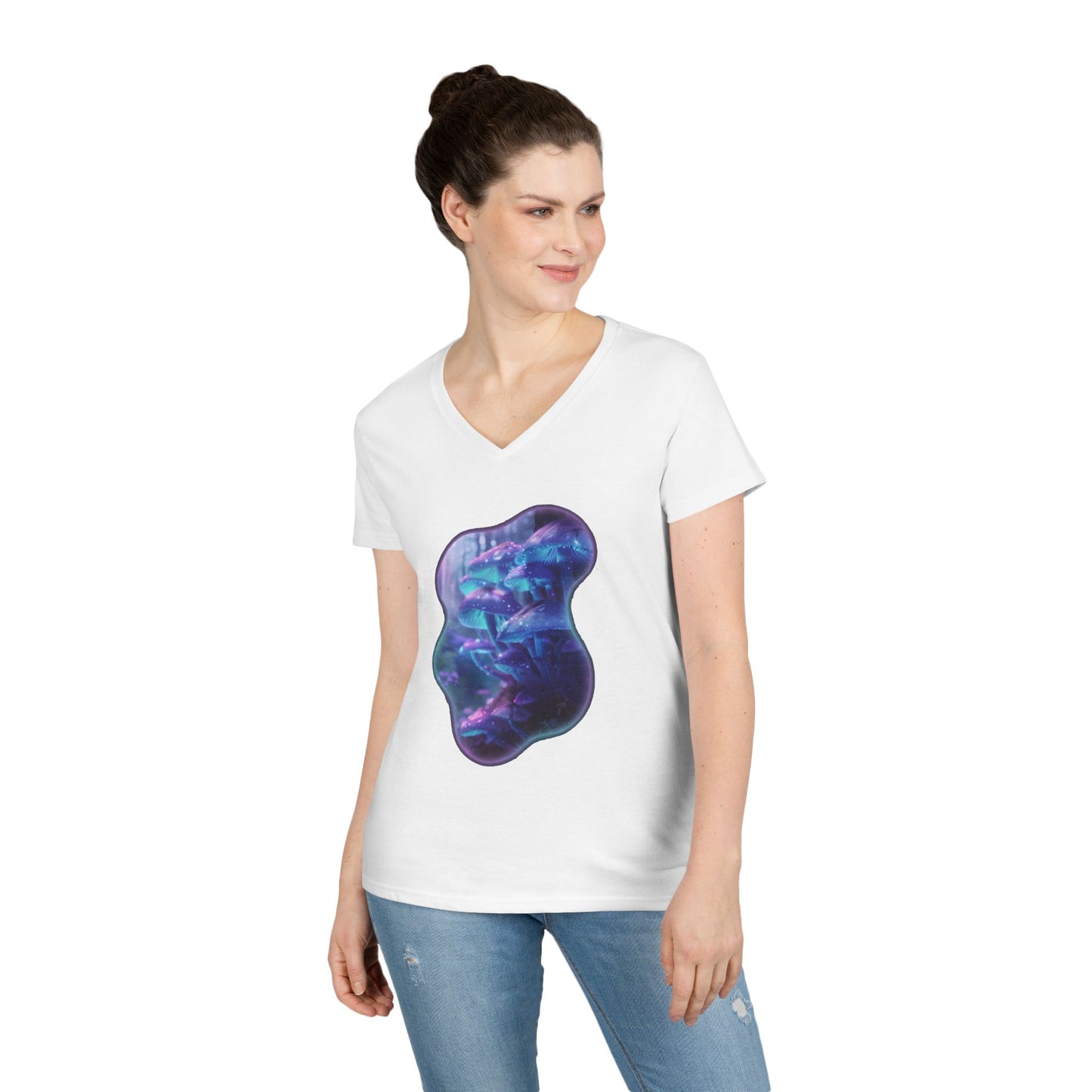 Be The Light of The World Women's V-Neck Tee