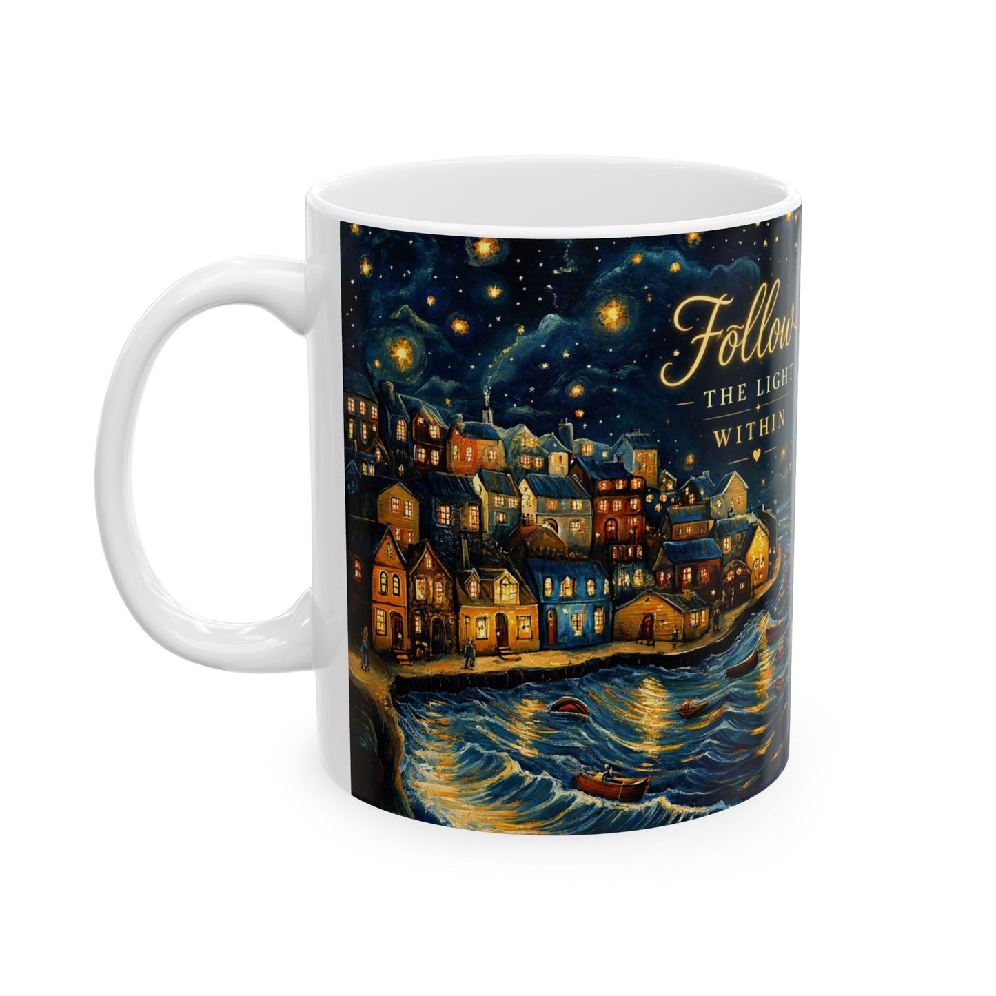 Follow The Light Within Ceramic Mug (11oz/15oz)