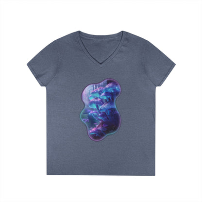 Be The Light of The World Women's V-Neck Tee