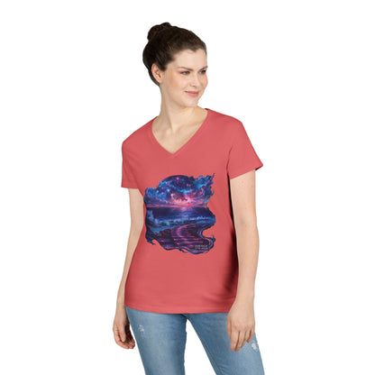 America 1776-2026 Independence Day USA Women's V-Neck Tee
