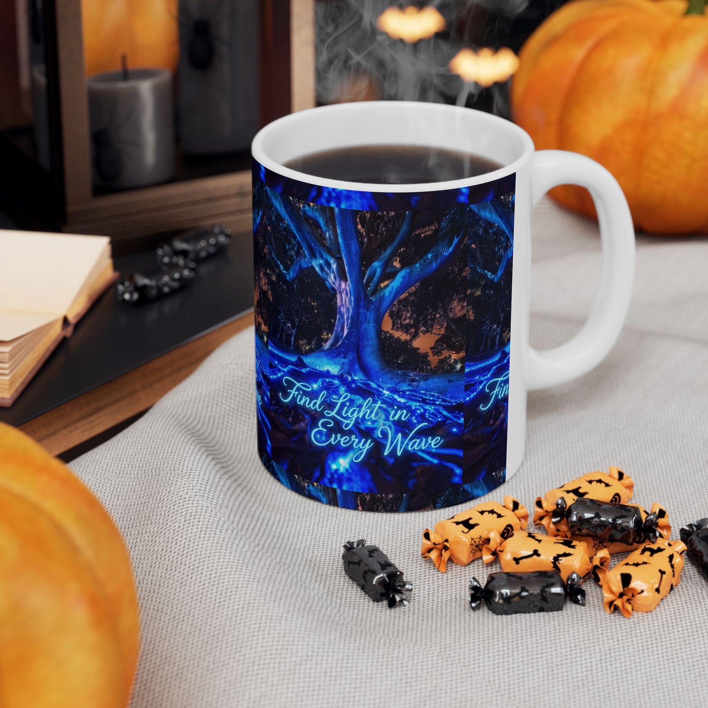 Find Light In Every Wave Ceramic Mug (11oz/15oz)