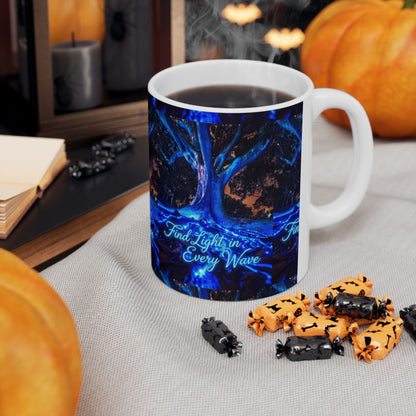 Find Light In Every Wave Ceramic Mug (11oz/15oz)
