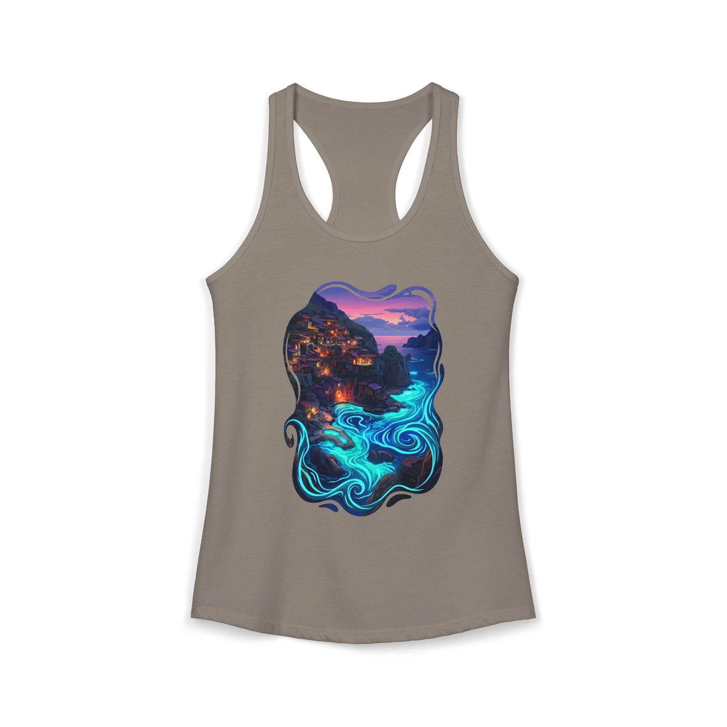 Light In The Sea Women's Ideal Racerback Tank