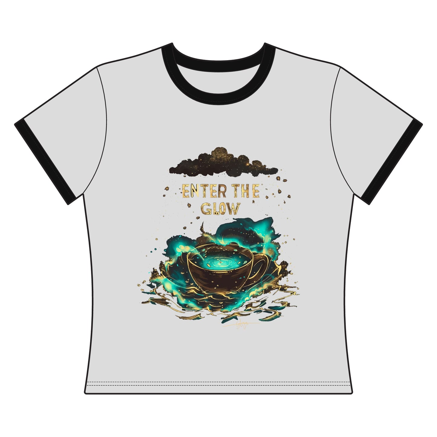 Enter The Glow Women's Ringer Tee