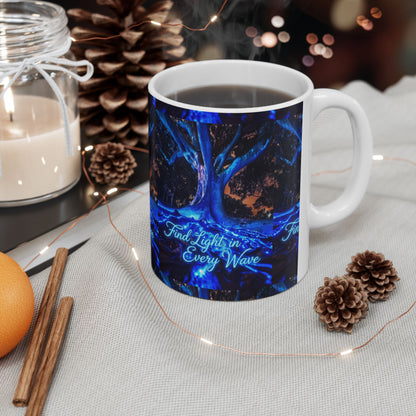 Find Light In Every Wave Ceramic Mug (11oz/15oz)