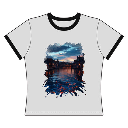 The Lightening Aura Women's Ringer Tee