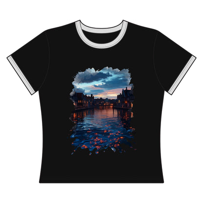 The Lightening Aura Women's Ringer Tee