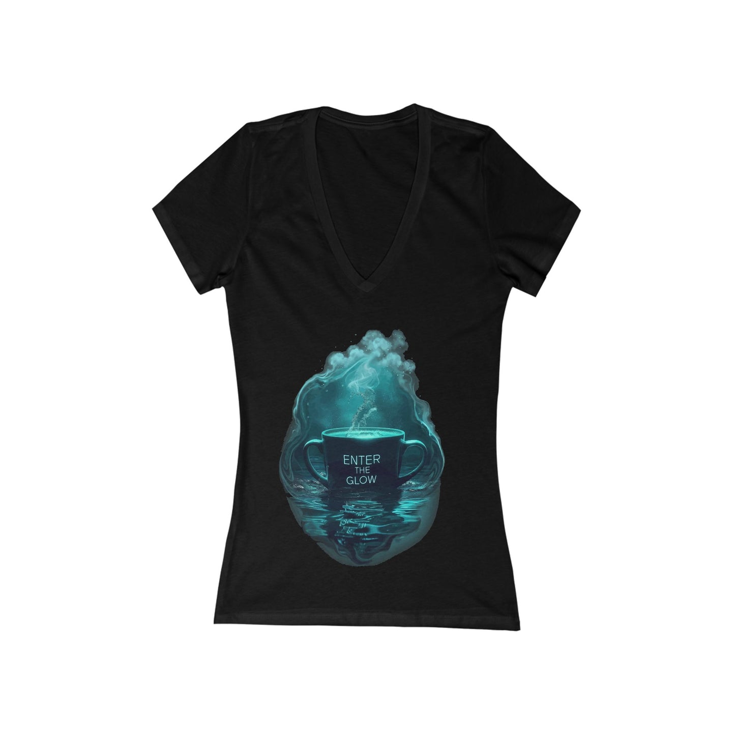 Enter The Glow Women's Deep V-neck Tee