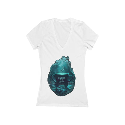 Enter The Glow Women's Deep V-neck Tee