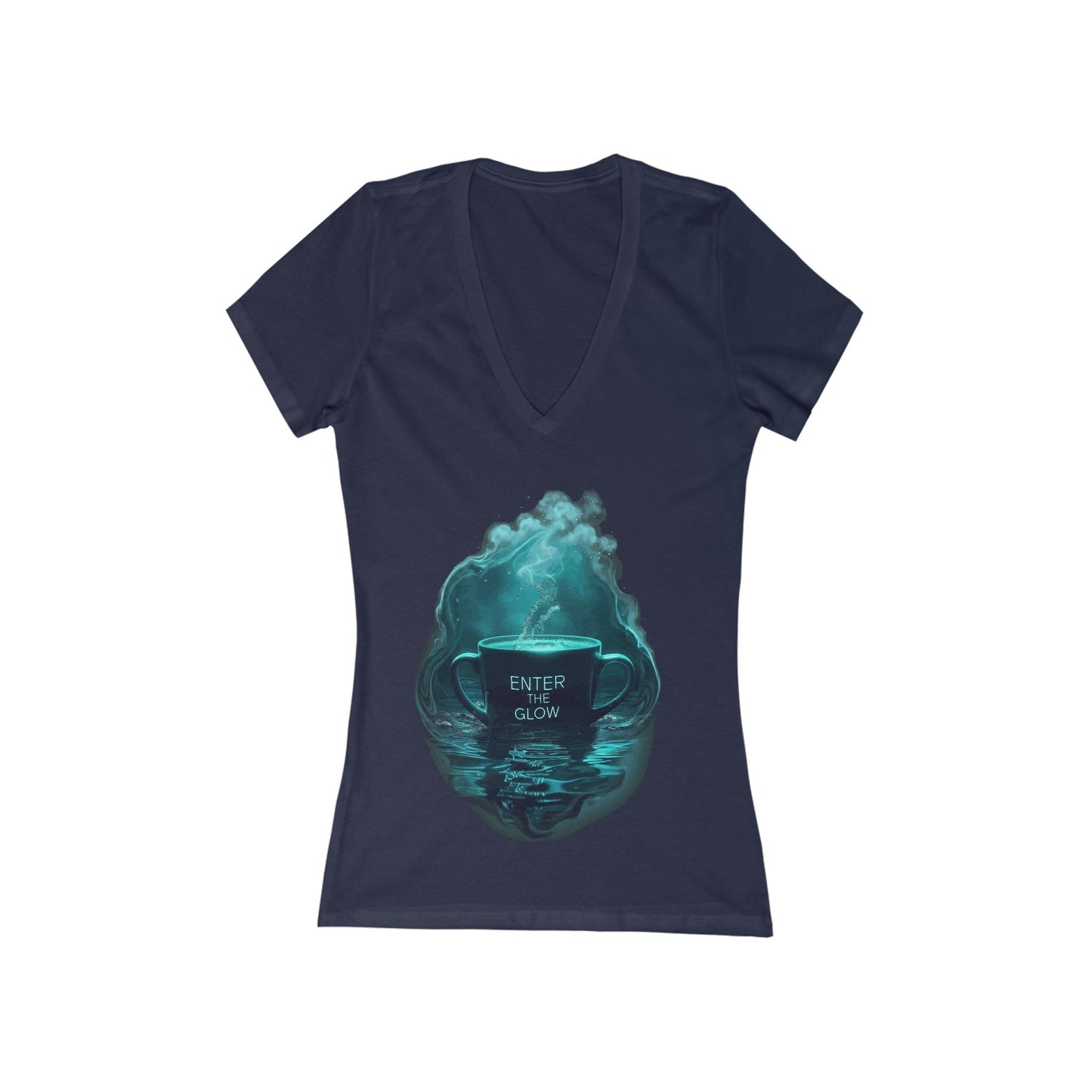Enter The Glow Women's Deep V-neck Tee