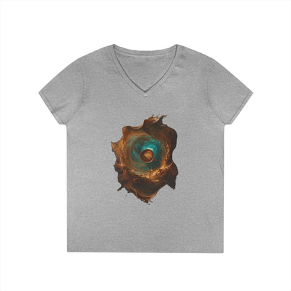 Rise And Glow Women's V-Neck Tee