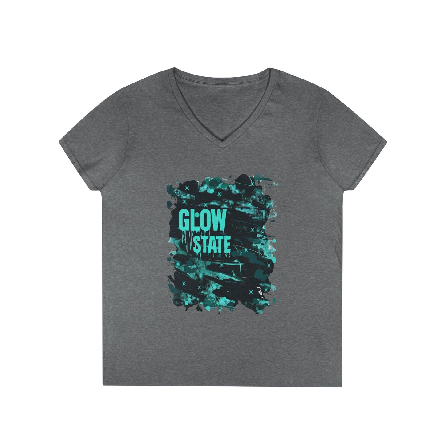 Glow State Women's V-Neck Tee