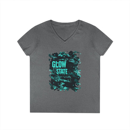 Glow State Women's V-Neck Tee
