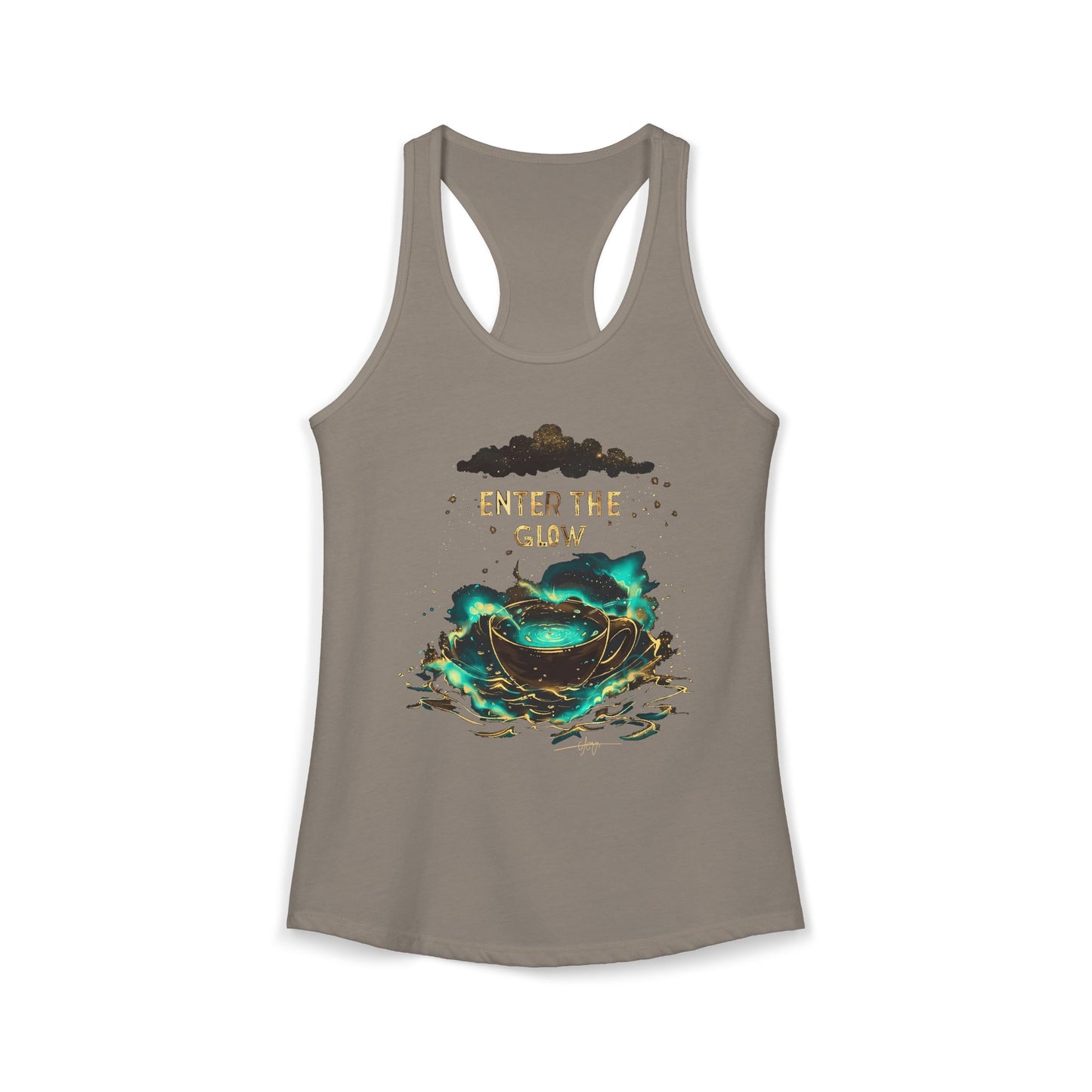 Enter The Glow Women's Ideal Racerback Tank