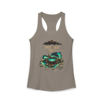 Enter The Glow Women's Ideal Racerback Tank
