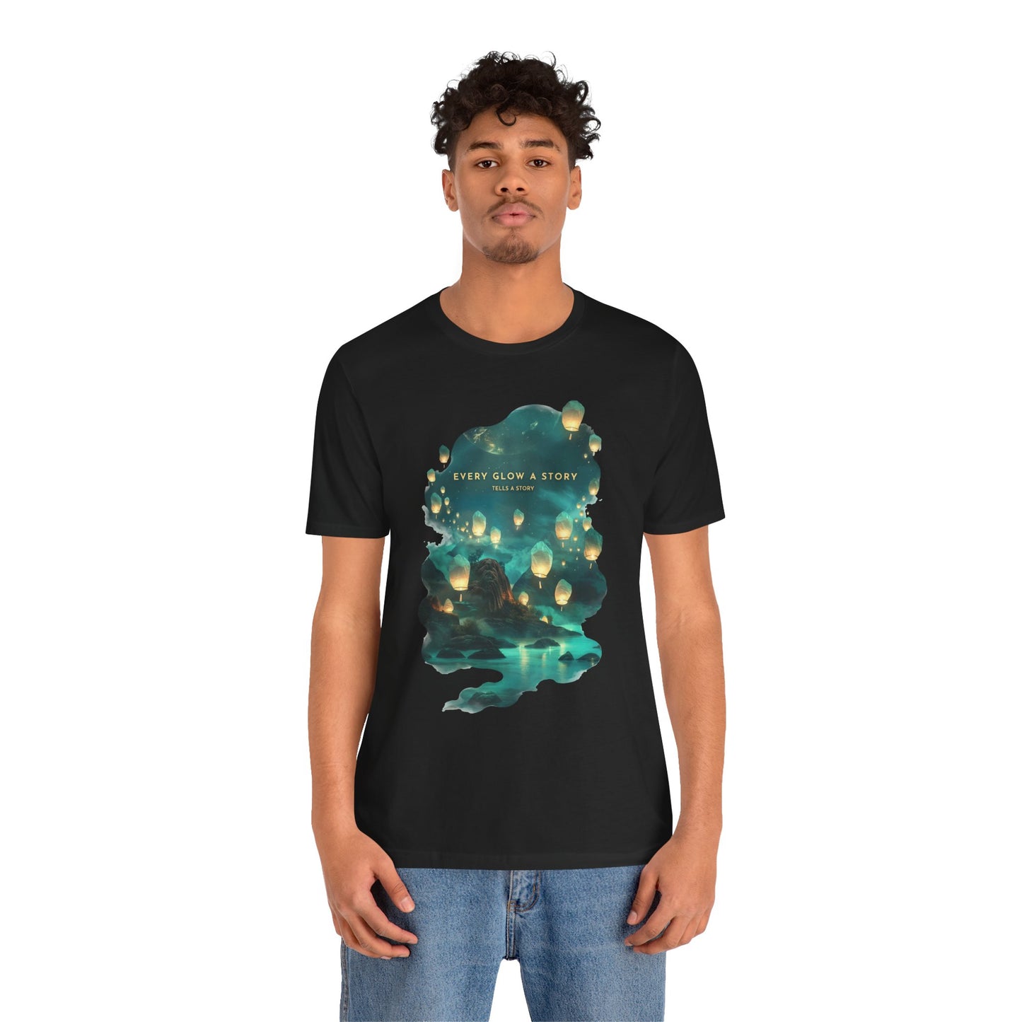 Every Glow a Story Tells a Story Unisex Tee