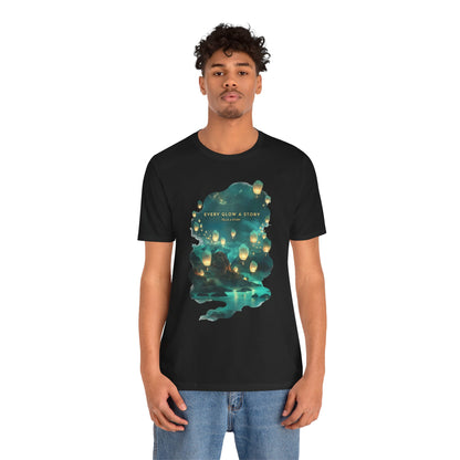 Every Glow a Story Tells a Story Unisex Tee
