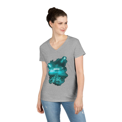 Dream In Light Women's V-Neck Tee
