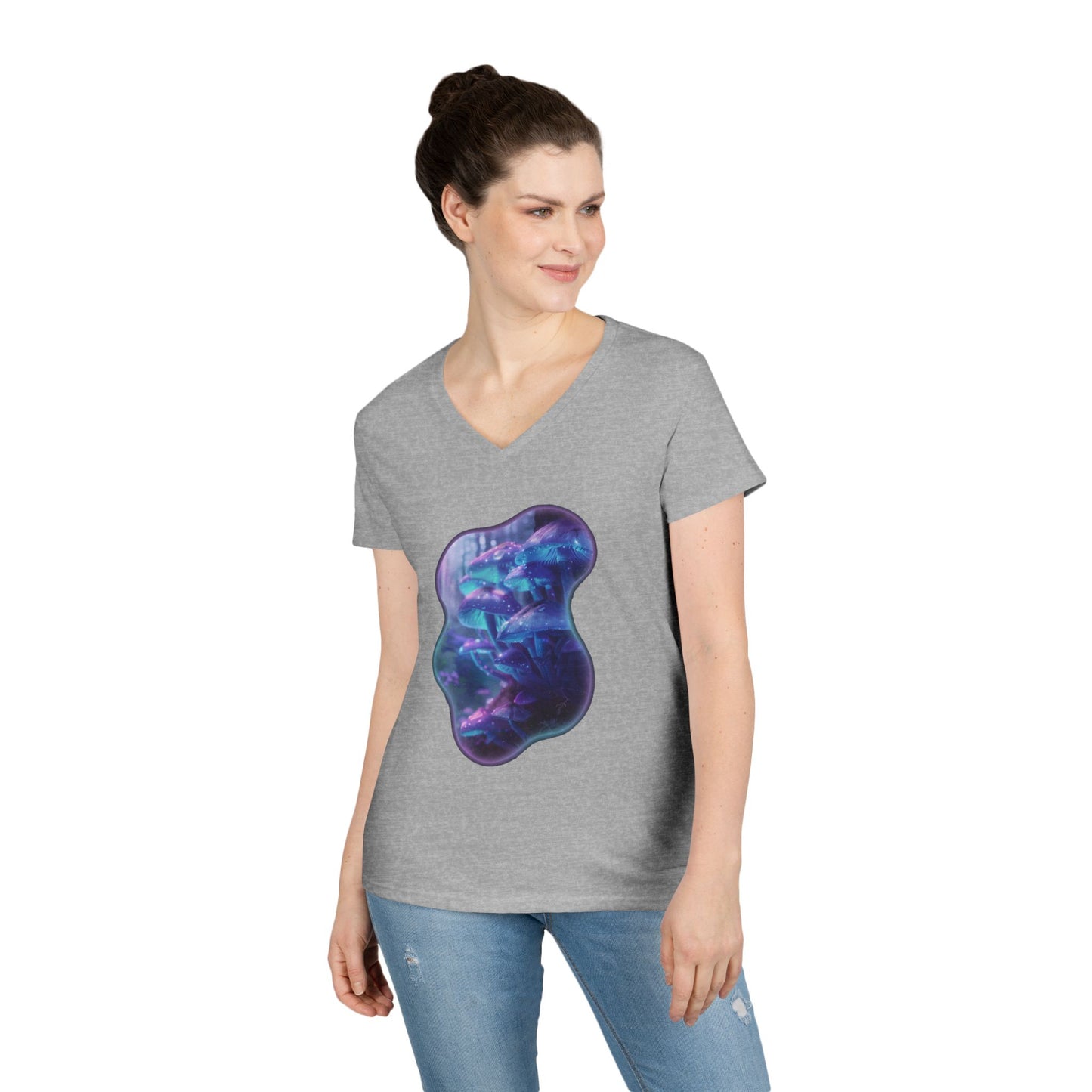 Be The Light of The World Women's V-Neck Tee